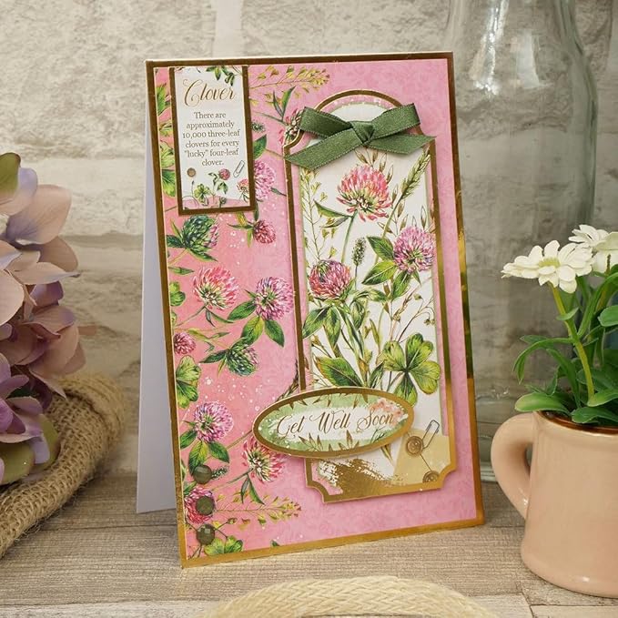Hunkydory - Deluxe Craft Pad - Card Making Collection (Wildflowers)