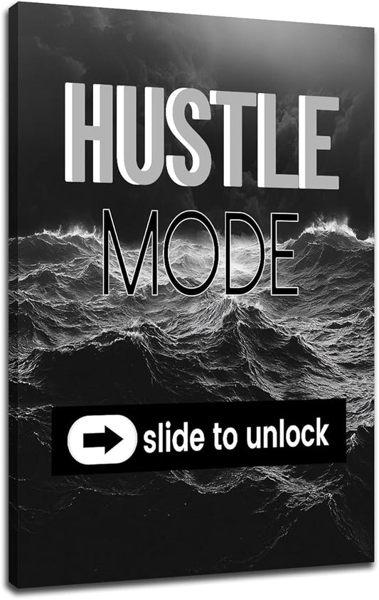 Inspirational Canvas Poster Print Wall Art Motivational Quotes Positive Affirmation Office Wall Decor Picture Painting Artwork for Modern Home Living Room Classroom School Ready to Hang [24''Wx36''H]