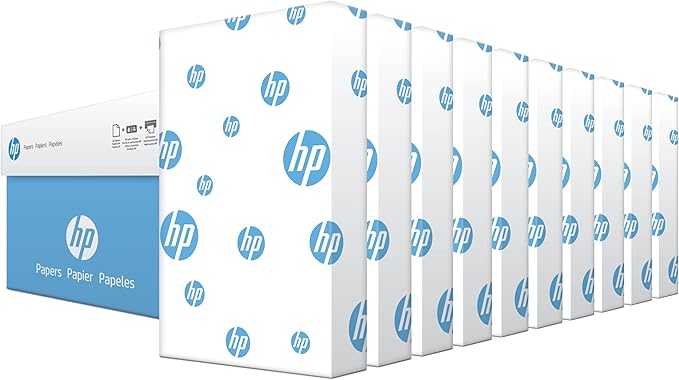 hp Printer Paper | 8.5 x 14 Paper | Office 20 lb | 10 Ream Case - 5000 Sheets | 92 Bright | Made in USA - FSC Certified | 001422C