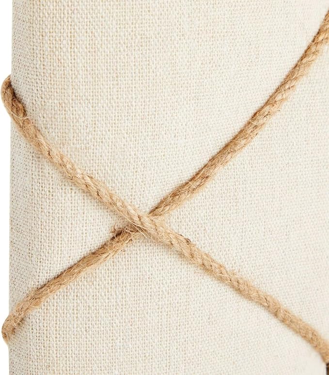 Farmlyn Creek Rectangular Fabric Bulletin Board - Picture Board for Photos - Farmhouse Style & Office Wall Decor - 16 x 12 in, Beige