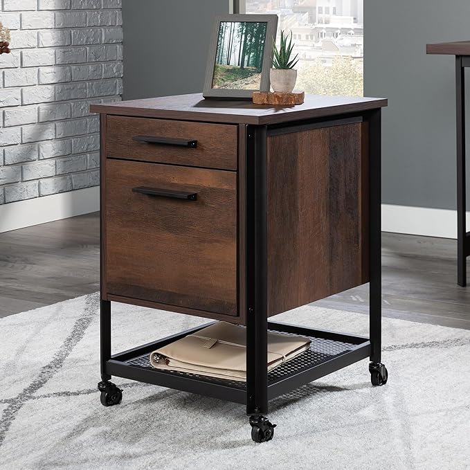 Sauder Briarbrook Mobile File Ped, Barrel Oak Finish