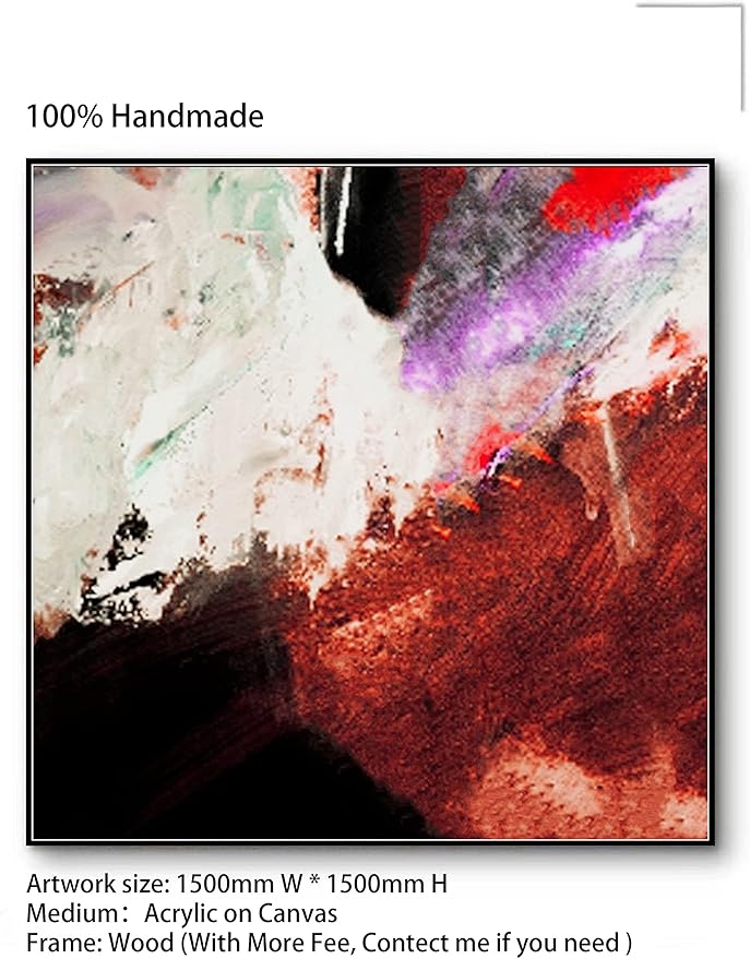 100% Handmade Wall Art Painting Wall Decor-Home Decor/Famous Painting Prints/Famous Painting Art/Painting 60x60 inches