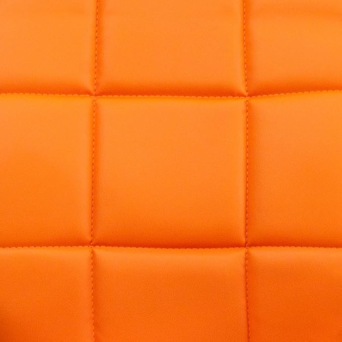 Flash Furniture Clayton Mid-Back Orange Quilted Vinyl Swivel Task Office Chair