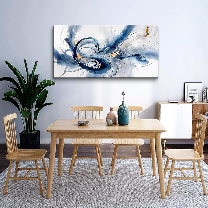 Lapremoly Canvas Prints Minimalism Decor Posters Wall Art For Living Room Large Wall Decor for Bedroom Abstract Painting Hang Pictures For Office Decoration Hotel Room Wall Artworks 20"X40"