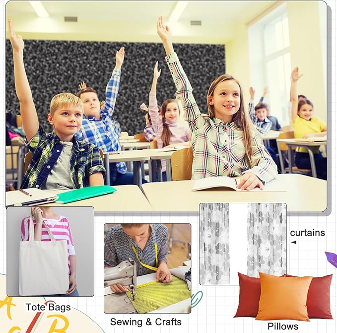 Bulletin Board Paper 48'' x 107'' Class Boards for Classroom Bulletin Boards Everyone is Welcome Classroom Board Decor Pillows Curtains Crafts(Composition,1 Pc)