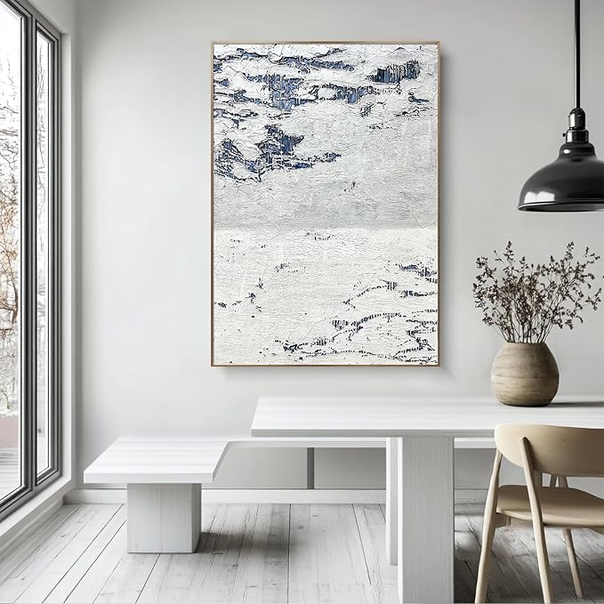 BrightA Large hand-painted abstract wall decorations, suitable for accentuating the artistic atmosphere of the entrance corridor and other wall spaces 27.5"x39.4"