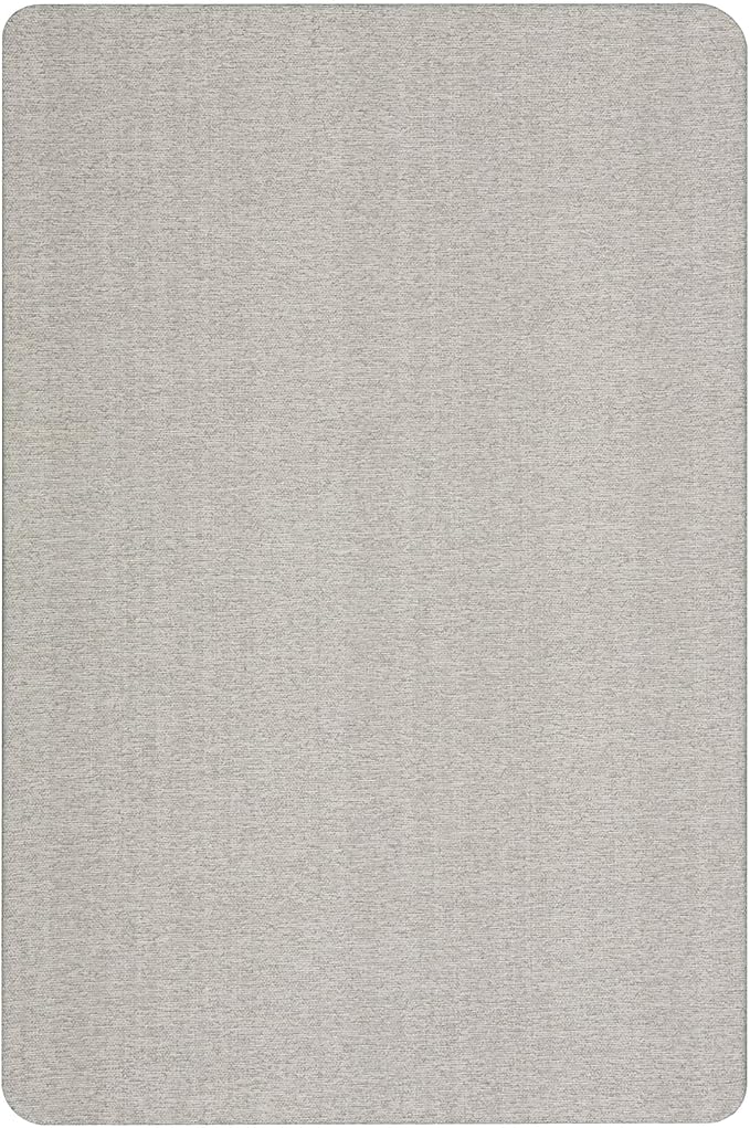 Quartet Bulletin Board 48"W x 36"H Fabric Cork Board Alternative for Office School or Home Décor, Gray (7684G)