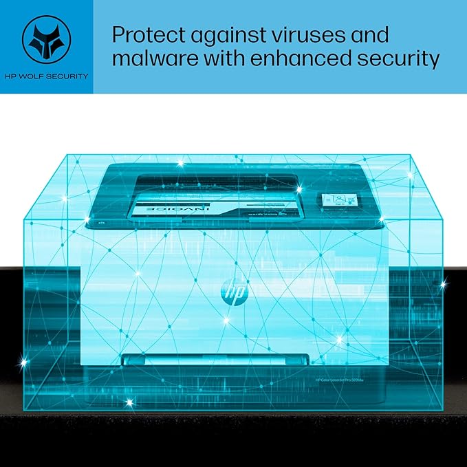 HP Color Laserjet Pro 3201dw Wireless Color Laser Printer, Office Printer, Duplex, Best for Office (499Q9F)