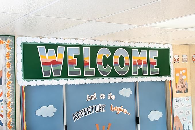 Teacher Created Resources Moving Mountains Road Trip Welcome Bulletin Board (TCR9220)