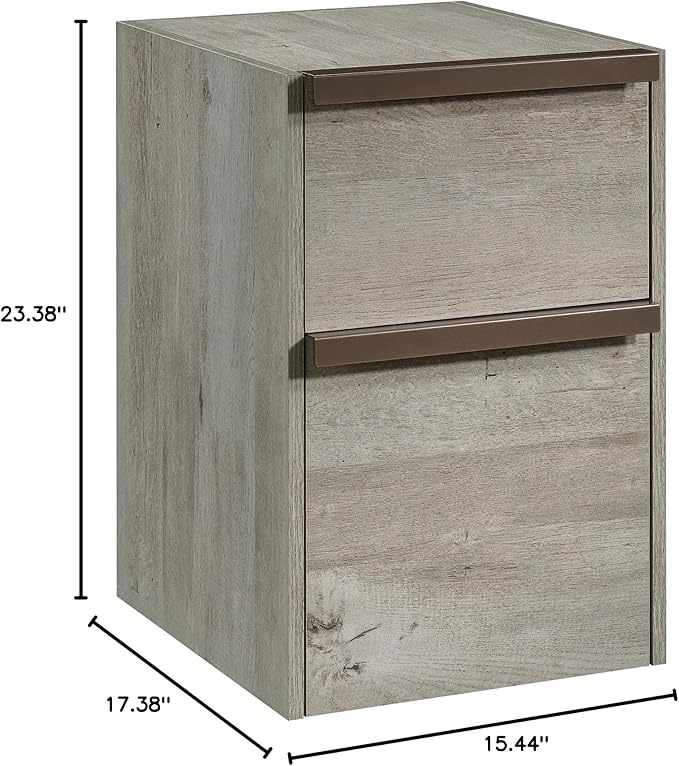 Sauder® Manhattan Gate 18"D Vertical 2-Drawer Mobile File Cabinet, Mystic Oak