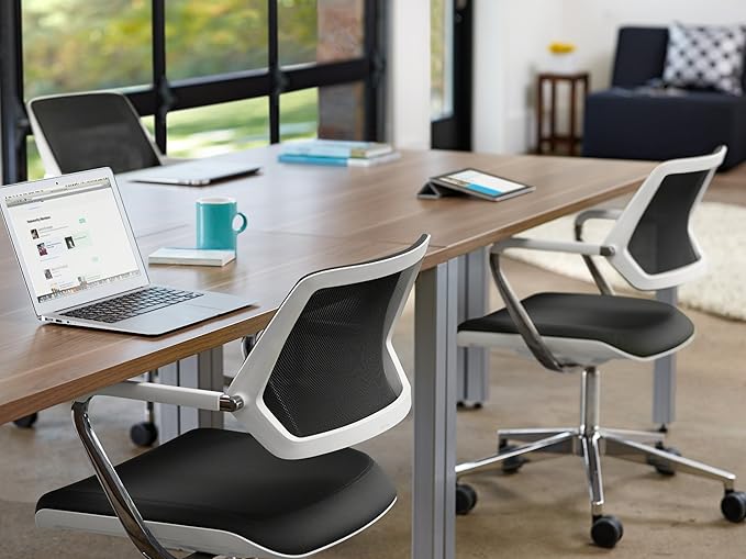 Steelcase QiVi Chair, Scarlet Fabric -