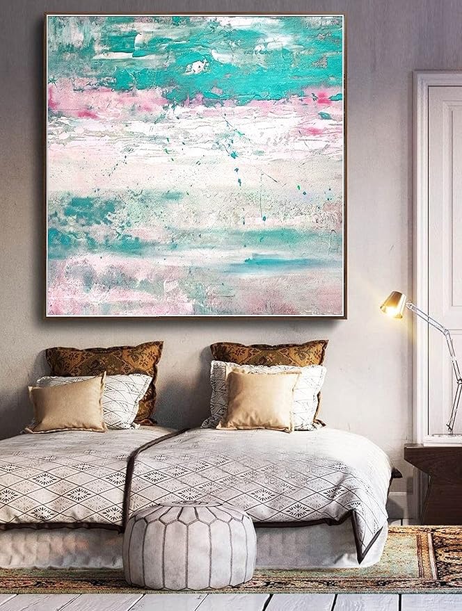Large Abstract Painting,Modern abstract painting,texture art painting,palette knife canvas,acrylic abstract,art with texture 32x32 inch