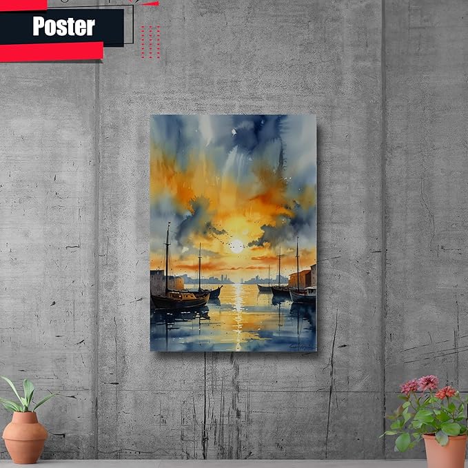 Colorful Abstract Painting Abstract Poster Art Large Artwork Office Painting Large Painting Poster Artwork Poster Wall Art, Decor