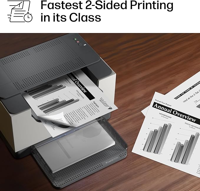 HP LaserJet M209d Laser Printer, Black and White, Automatic Duplex, USB Connection Only (Cable Included), Best for Home Office (8J9L0F)