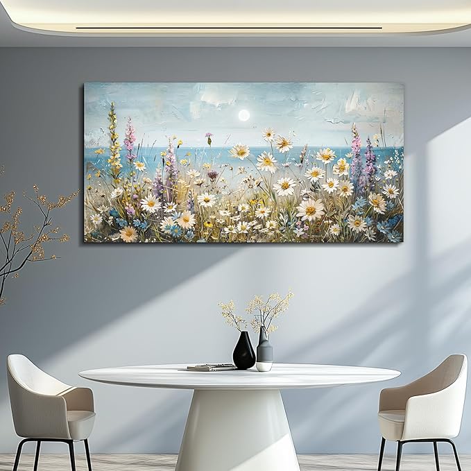 KELIYUAN Wall Art For Living Room Farmhouse Wall Decor For Bedroom Office Decorations Abstract Paintings Flowers Landscape Wall Pictures Canvas Artwork Modern Room Home Decor Posters 20x40In