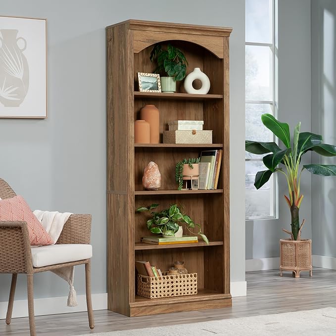 Sauder Miscellaneous Storage Bookcase, Sindoori Mango Finish