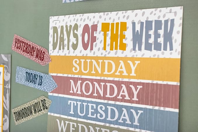 Teacher Created Resources Classroom Cottage Calendar Bulletin Board (TCR7173)