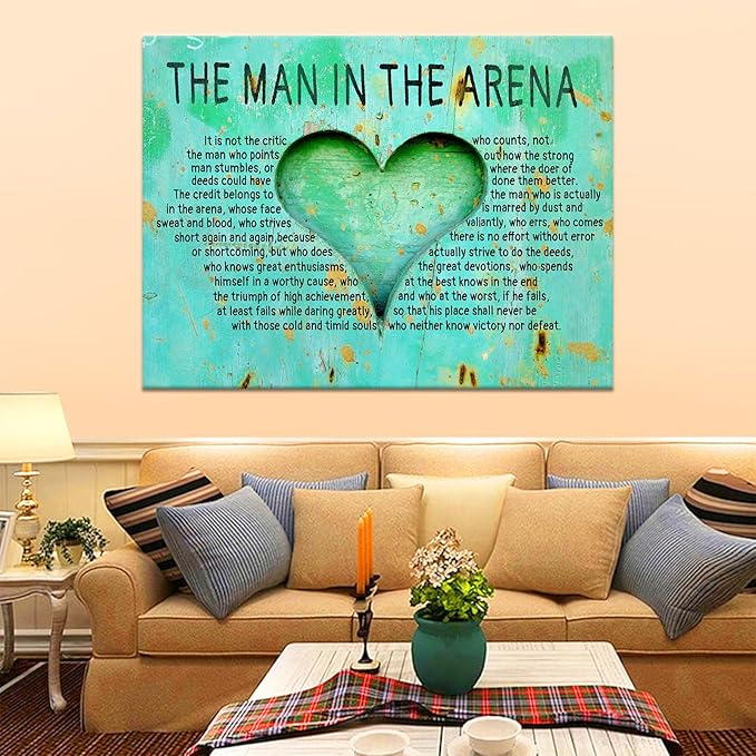 Motivational Canvas Wall Art Large Size Inspirational Quotes Office Decor Picture Print Positive Theme Poster Painting Wall Decor Artwork for Living Room Gym School Stretch the Framed [30''Wx 40''H]