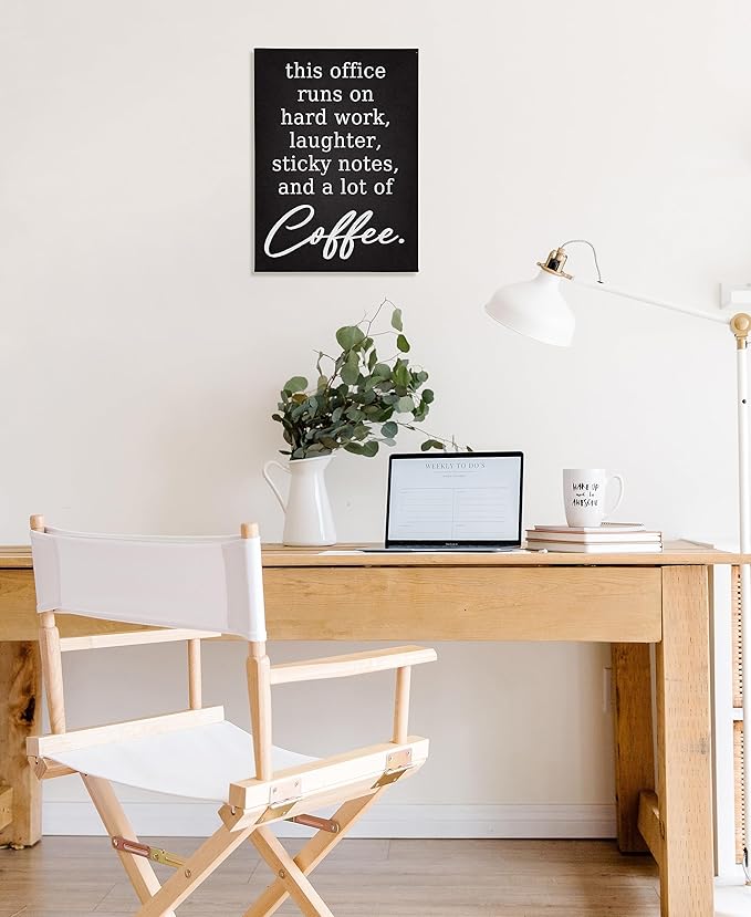 BIWSHA Office Decor, Motivational Wall Art Decor Teamwork for Office, Inspirational Quotes Wall Art for Men Women, Team Work Canvas Paintings 11x14 Inches, Be The Person You Want to Work With