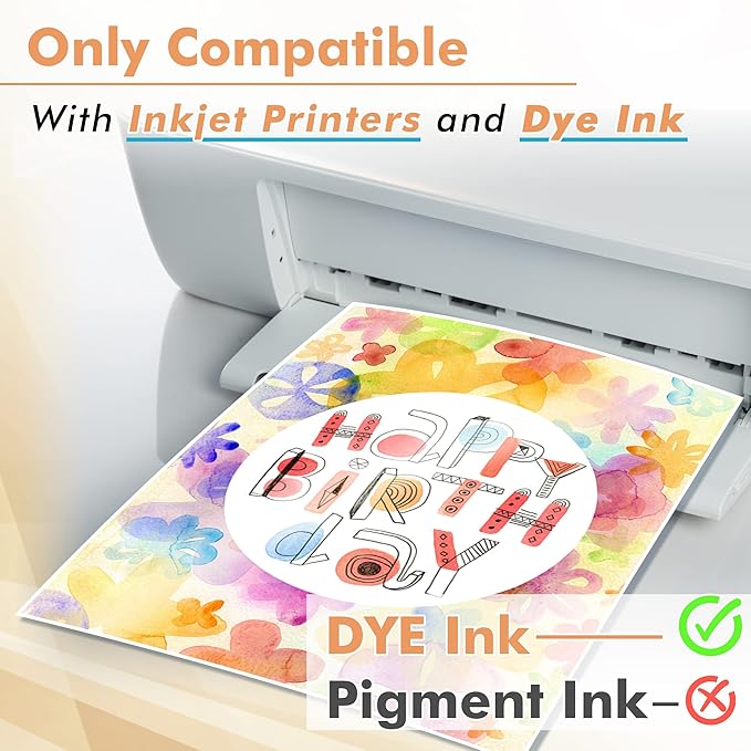 Koala Glossy Inkjet Photo Paper Thick 4X6 Inches 100 Sheets 54lb Picture Paper for Inkjet Printer Use DYE INK 200gsm