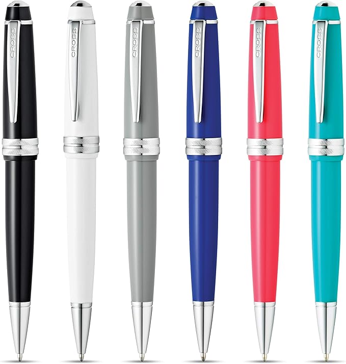 Cross Bailey Light Polished Resin Refillable Ballpoint Pen, Medium Ballpen, Includes Premium Gift Box - Black