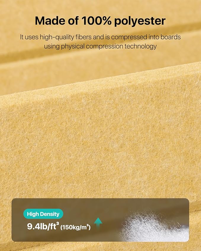 Large Cork Boards for Walls, 47"x35" Bulletin Board, 12-Pack Felt Wall Tiles with 60 Adhesive Tabs, Cork Boards for Office Decor, Felt Board Alternative Pin Board