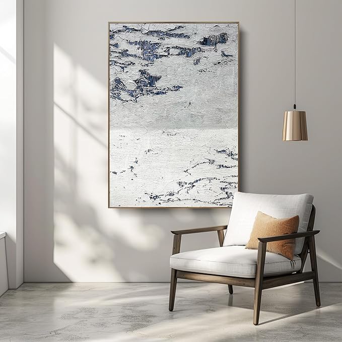 BrightA Large hand-painted abstract wall decorations, suitable for accentuating the artistic atmosphere of the entrance corridor and other wall spaces 35.4"x51.2"
