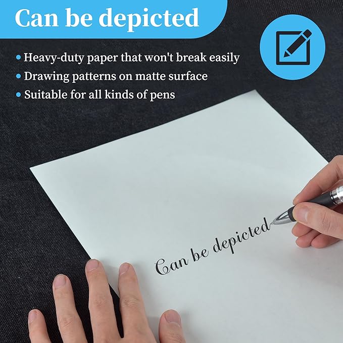 Heavy Duty Freezer Paper Sheets for Quilting, Applique & Piecing - 8.5x11 Inches, 20 Sheets - Printable, Laser Cuttable Freezer Paper for Quilters