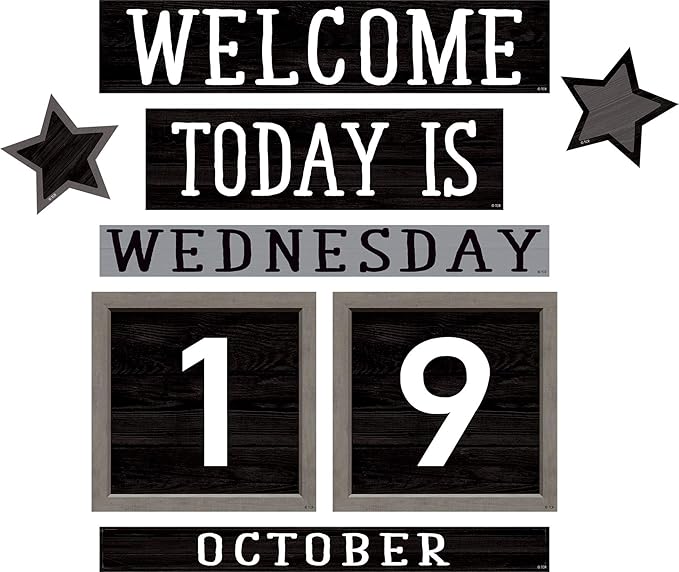 Teacher Created Resources Modern Farmhouse Perpetual Calendar Mini Bulletin Board (TCR8509)