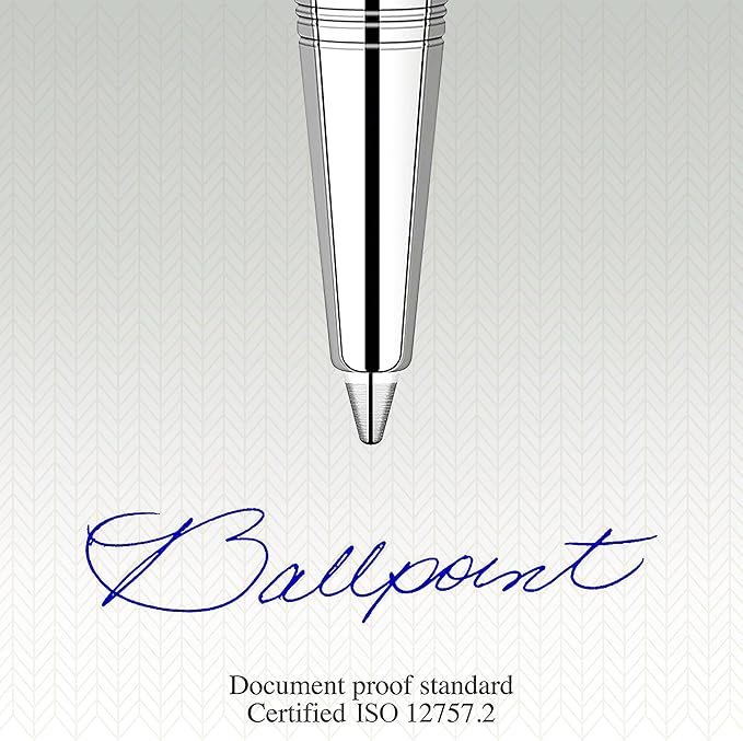 Parker Authentic QUINKflow Ballpoint Pen Refills, Medium Point Blue Ink, 6-Count Value Pack