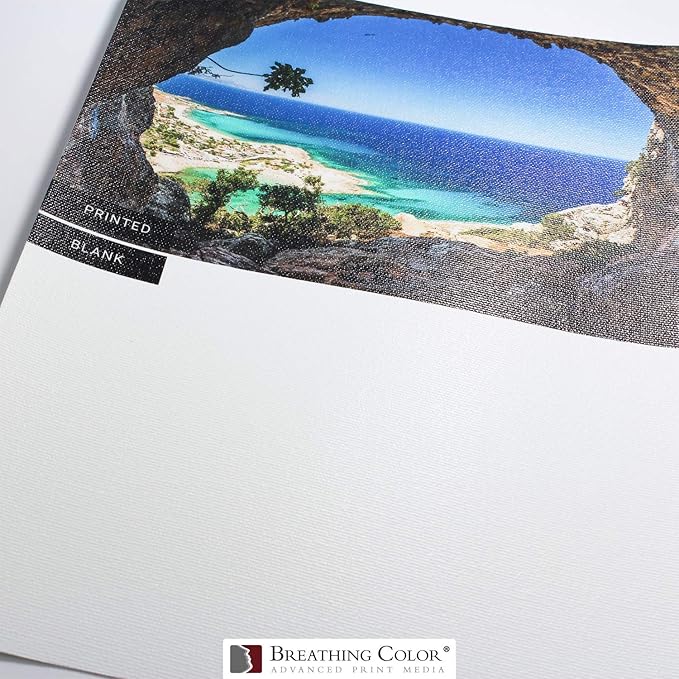 Crystalline Satin Bright White, Poly-Cotton Inkjet Canvas 36in x 40ft Roll Makes Color and Contrast Art Pop With Its Exquisite Satin Finish