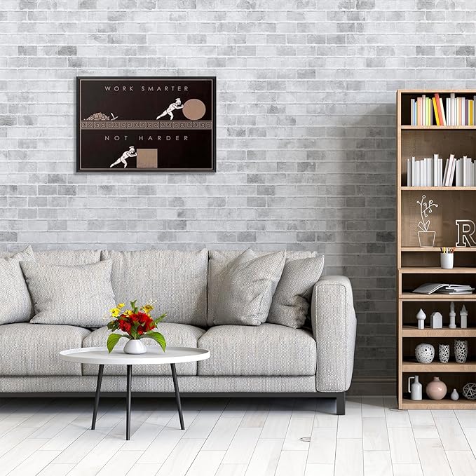 Modern Inspirational Pictures Wall Decor Artwork Entrepreneurial Motivational Quotes Canvas Posters Creative Black Posters Prints Painting For Office Living Room Wall Art Decor 16x24in Framed