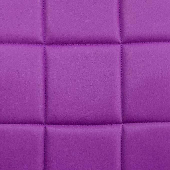Flash Furniture Clayton Mid-Back Purple Quilted Vinyl Swivel Task Office Chair