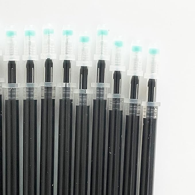 Sencoo 24-Pack 0.5 mm Black Gel Ink Pen Replace Refills Office Pen Refills