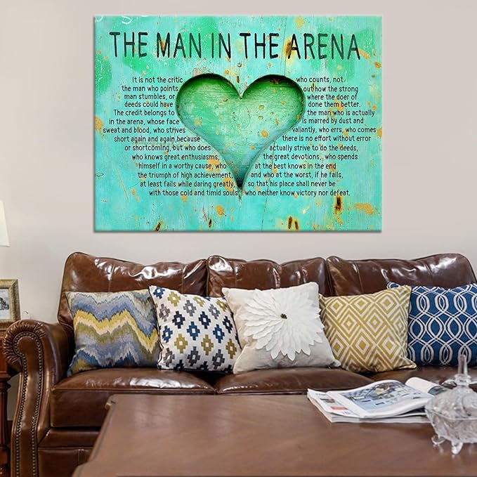 Motivational Canvas Wall Art Large Size Inspirational Quotes Office Decor Picture Print Positive Theme Poster Painting Wall Decor Artwork for Living Room Gym School Stretch the Framed [30''Wx 40''H]