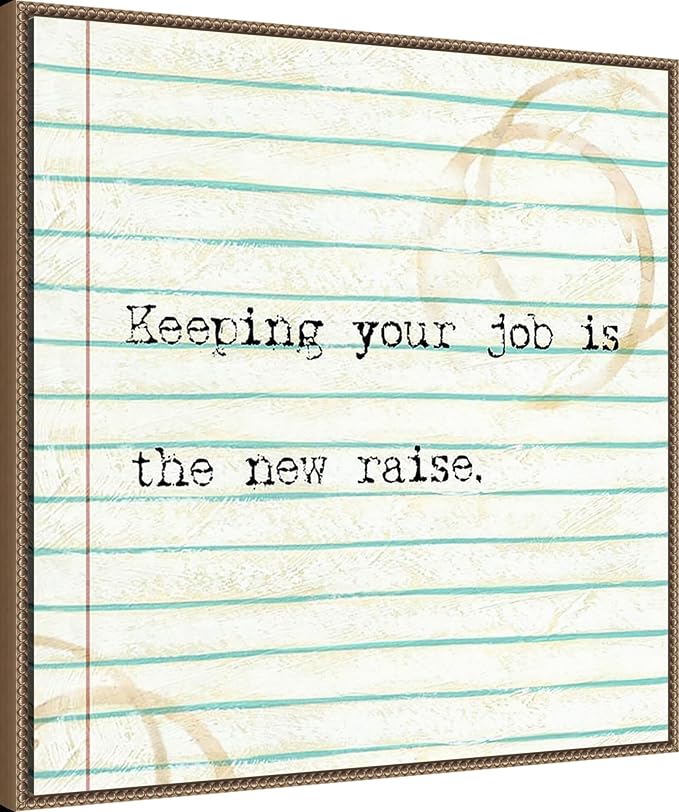 Amanti Art Framed Canvas Wall Art 30x30 Office Snark III by Studio W, Framed Wall Art Canvas, Humor Artwork, Traditional Decor, Large Poster Painting for Living Room, Bedroom, Bathroom, Kitchen,