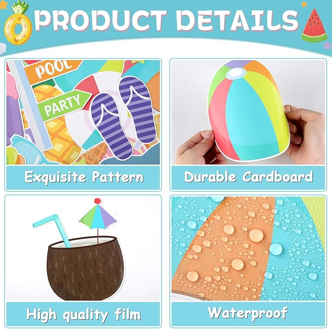 End of Year Bulletin Board Kit Countdown to Summer Classroom Decoration Summer Bulletin Board Set Ocean Beach It’s The Final Countdown Paper Cutouts for Home School Classroom Wall Decor Supply
