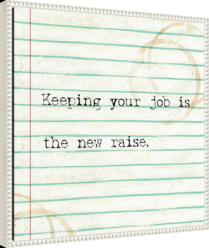 Amanti Art Framed Canvas Wall Art 22x22 Office Snark III by Studio W, Framed Wall Art Canvas, Humor Artwork, Traditional Decor, Medium Poster Painting for Living Room, Bedroom, Bathroom, Kitchen,