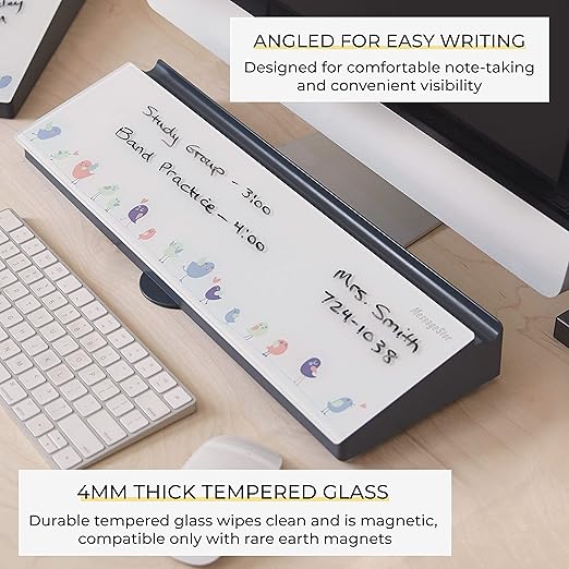ECR4Kids MessageStor Keyboard Write and Store, Desk Organizer, Birds