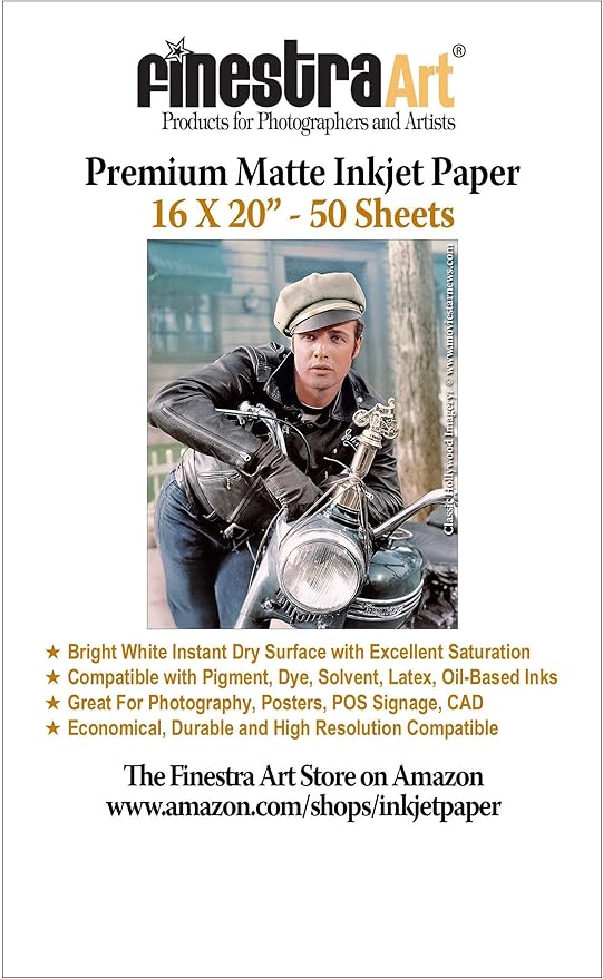 16" X 20" Premium Arctic Matte Inkjet Photo Paper - 50 Sheets