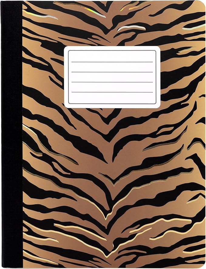 Pukka Pad, Composition Notebooks - 3 Pack of Journals Featuring 140 Pages of College Ruled 80GSM Paper with Sturdy Cover Stock - 9.75 x 7.5in - Wild