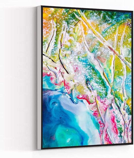 Wall Art Framed Ready to Hang Art Abstract Modern Canvas Wall Art For Home Office Decoration 20*30 inches