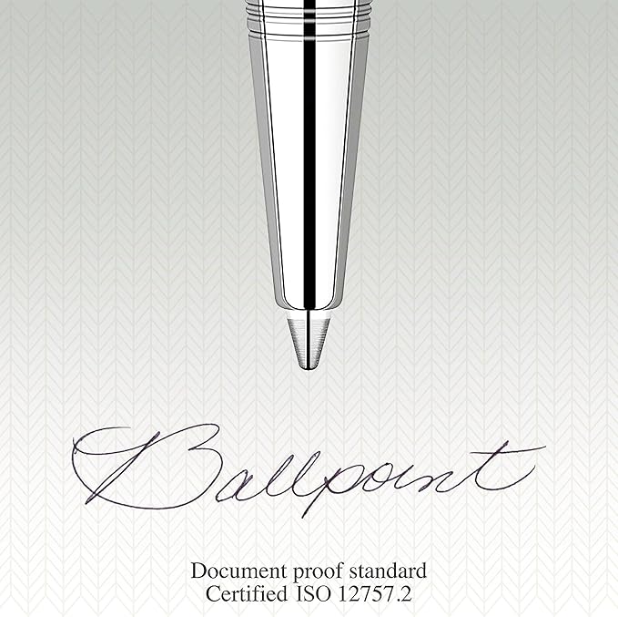 Parker QUINKflow Ballpoint Pen Refills Medium Point Black Ink 6 Count Value Pack - Compatible with Parker Jotter Pens