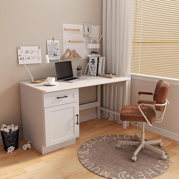 ROOMTEC Light Gray 2 Drawer File Cabinet with Soft-Close Design, Under Desk Filing Cabinets for Home Office, RTA Small Office File Cabinets for Storage and Organization