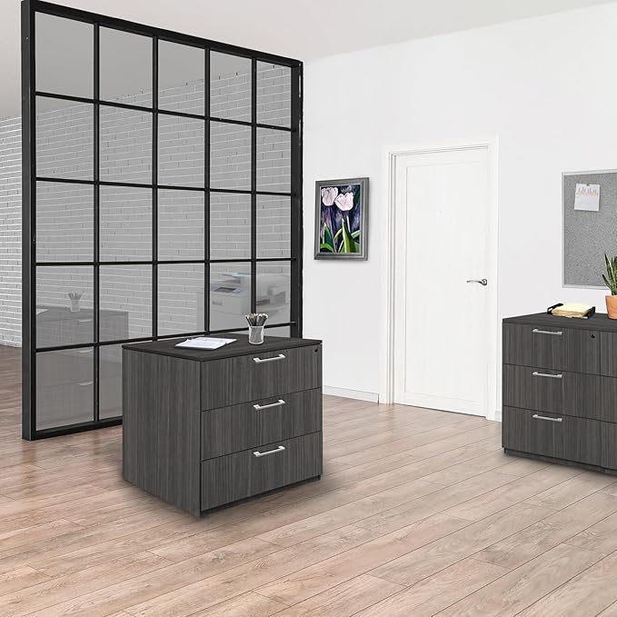 Regency Legacy Stand Up Back to Back Lateral File/Lateral File- Ash Grey