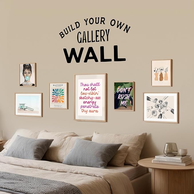 Funny Motivational Wall Art 11x14 - Positive Affirmation Quote Office Decor - Inspirational Wall Art for Women - Spiritual Protection Humor Gifts - Unframed