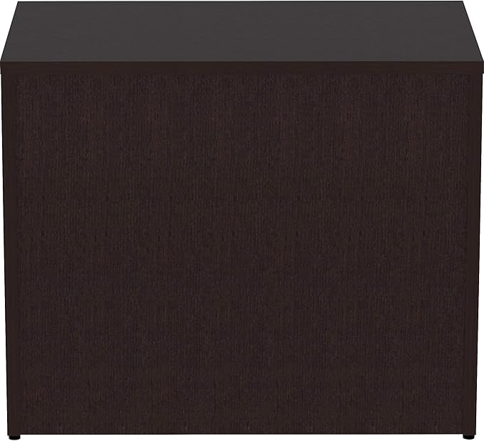 Lorell, LLR18223, Essentials Espresso Laminate Lateral File, 1 Each