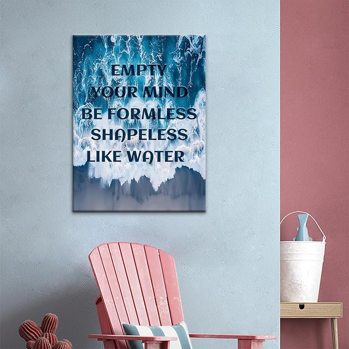 Motivational Quotes Canvas Wall Art Inspirational Positive Entrepreneur Quote Poster Print Office Wall Decor for Home Bedroom Workpace Decor Artwork Stretched and Framed [18''Wx24''H]