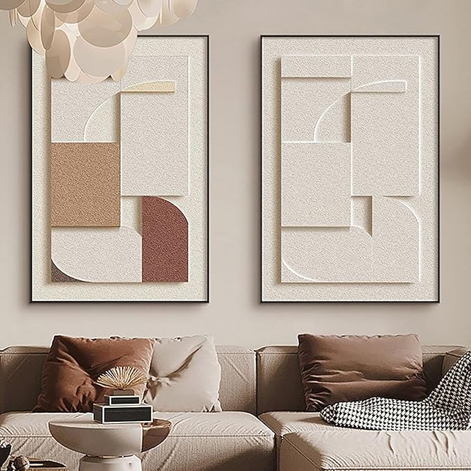 Paintings Wall Decor, Painting Wall Art，Wall Art for Living Room，for Office Abstract Artwork Bathroom Home Decor(A,23.6x31.4in/60x80cm)