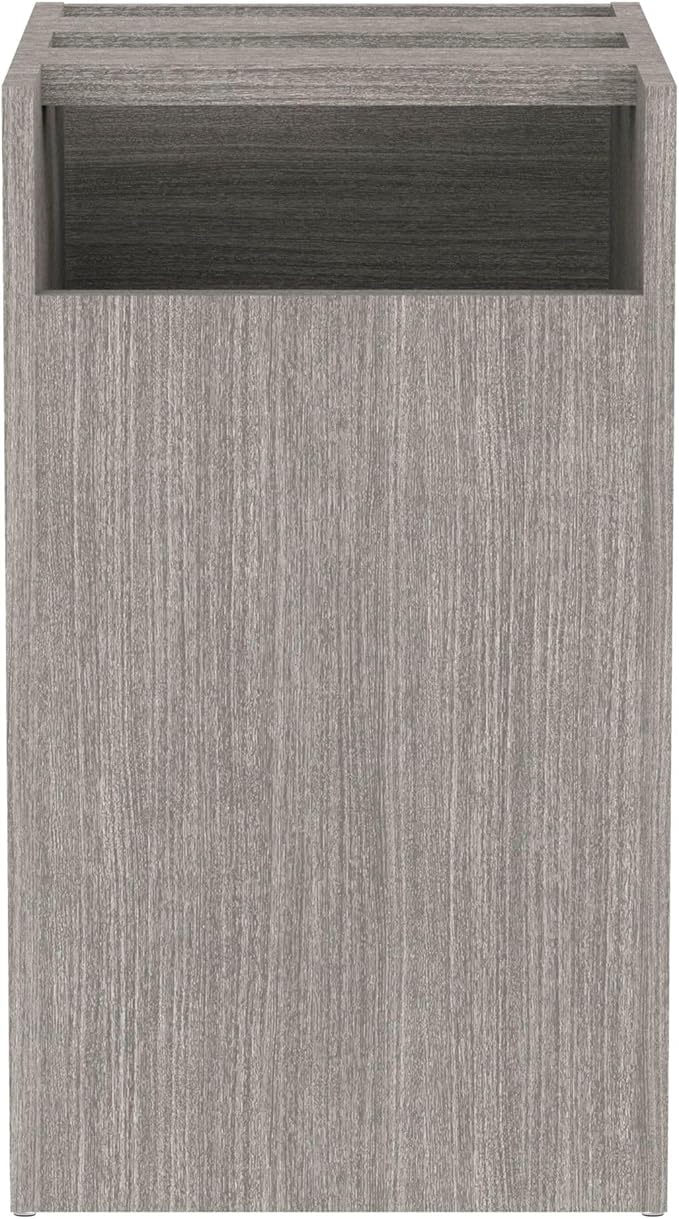 Alera Alera Valencia Series Full Pedestal File, Left or Right, 2 Legal/Letter-Size File Drawers, Gray, 15.63" x 20.5" x 28.5"